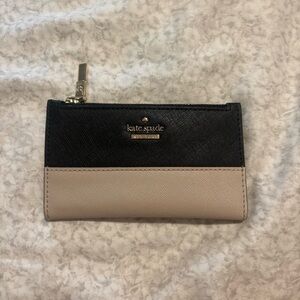 Kate Spade Black and Cream Wallet
